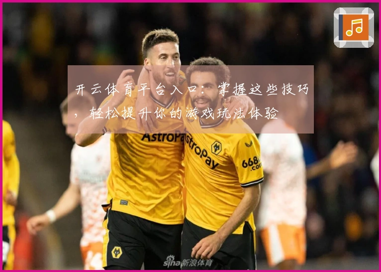 开云体育平台入口:掌握这些技巧,轻松提升你的游戏玩法体验